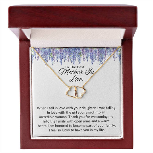 To Best Mother In Law From Him | When I Fell In Love | Everlasting Love Necklace