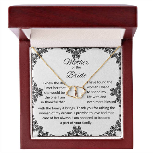 To Mother of the Bride | I Knew The Day | Everlasting Love Necklace