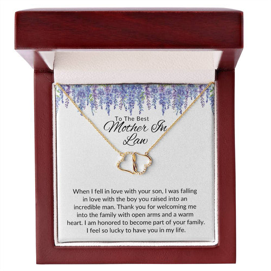 To Best Mother In Law From Her | When I Fell In Love | Everlasting Love Necklace