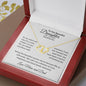 To Daughter on Wedding Day From Parents | As I Watch You Step | Everlasting Love Necklace