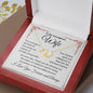 To My Courageous Wife | Your Courage is Bold Ink | Everlasting Love Necklace