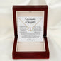 To My Daughter | Wherever Your Journey | Everlasting Love Necklace