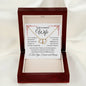 To My Courageous Wife | Your Courage is Bold Ink | Everlasting Love Necklace