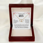 To My Remarkable Wife | Your Determination | Everlasting Love Necklace