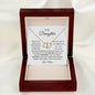 To My Daughter | When You Took Your First Breath | Everlasting Love Necklace