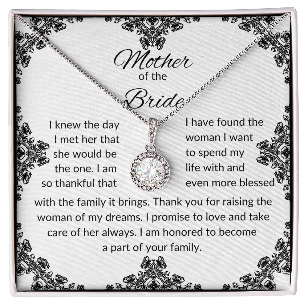 To Mother of the Bride | I Knew The Day | Eternal Hope Necklace