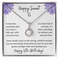 Daughter Happy Sweet 16 From Mom OR Dad | It Feels Like Yesterday | Eternal Hope Necklace