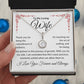 To My Loving Wife | Thank You Patience | Eternal Hope Necklace