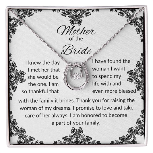 To Mother of the Bride | I Knew The Day | Lucky In Love Necklace