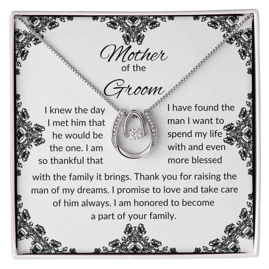 To Mother of the Groom | I Knew The Day | Lucky In Love Necklace