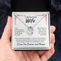 To My Remarkable Wife | Your Determination | Lucky In Love Necklace