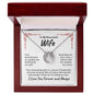 To My Remarkable Wife | Your Determination | Lucky In Love Necklace