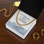 My Dear Grandson Always Remember How Much I Love You Love Grandma | Cuban Link Chain