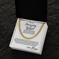 To My Amazing son Wherever Your Journey Takes You | Cuban Link Chain