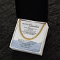 My Dear Grandson Always Remember How Much I Love You Love Grandma | Cuban Link Chain