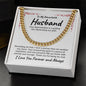 To My Remarkable Husband | Your Determination | Cuban Link Chain