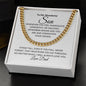 To My Wonderful Son | Whenever You Feel Inadequate | Cuban Chain Necklace