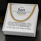 To My Son Don't Let Anyone Take You For Granted | Cuban Link Chain