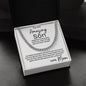 To My Amazing son Wherever Your Journey Takes You | Cuban Link Chain