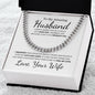 To My Amazing Husband I Didn't Marry You So I Could Live With You | Cuban Link Chain