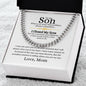 To My Son, When You Wear This Necklace | Cuban Link Chain