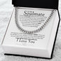 To My Soulmate I Have Completely Fallen For You | Cuban Link Chain