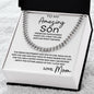 To My Amazing son Wherever Your Journey Takes You | Cuban Link Chain