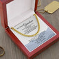 My Dear Grandson Always Remember How Much I Love You Love Grandma | Cuban Link Chain