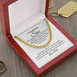To My Wonderful Son | Whenever You Feel Inadequate | Cuban Chain Necklace