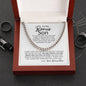 To My Bonus Son If I Could Give You Just One Thing | Cuban Link Chain