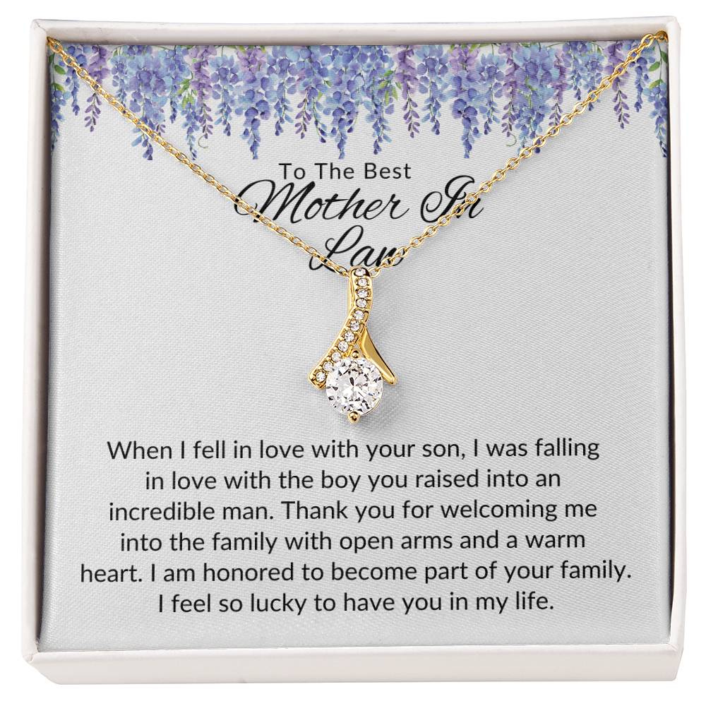 To Best Mother In Law From Her | When I Fell In Love | Alluring Beauty Necklace