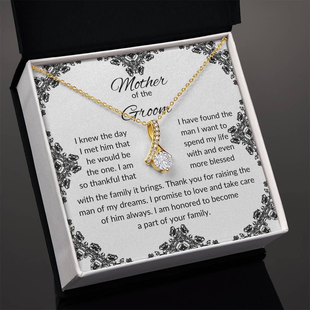 To Mother of the Groom | I Knew The Day | Alluring Beauty Necklace