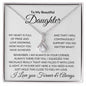 To My Beautiful Daughter | My Heart Is Full of Pride | Alluring Beauty Necklace