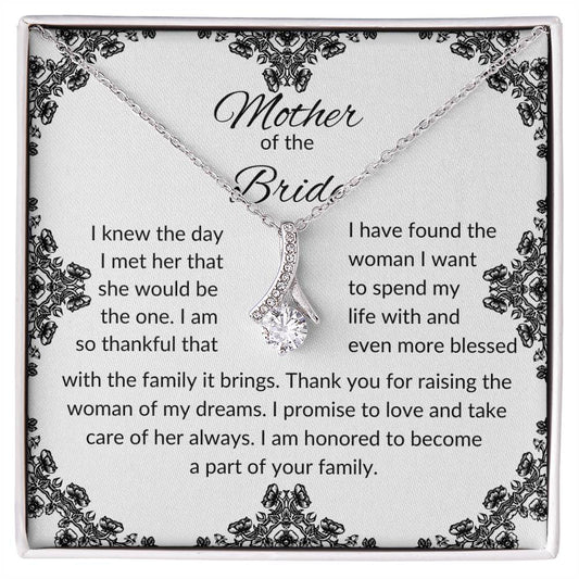 To Mother of the Bride | I Knew The Day | Alluring Beauty Necklace