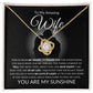 To My Amazing Wife | This Is From My Heart | Love Knot Necklace