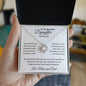 To Daughter on Wedding Day From Parents | As I Watch You Step | Love Knot Necklace