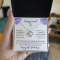 Daughter Happy Sweet 16 From Mom OR Dad | It Feels Like Yesterday | Love Knot Necklace