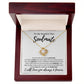 To My Smokin' Hot Soulmate | Never Forget That I Love You | Love Knot Necklace