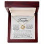 To My Beautiful Daughter | My Heart Is Full of Pride | Love Knot Necklace