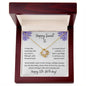 Daughter Happy Sweet 16 From Mom OR Dad | It Feels Like Yesterday | Love Knot Necklace