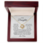 To My Daughter | When You Took Your First Breath | Love Knot Necklace