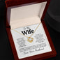To My Wife | I Didn't Marry You So That I Could Live With You | Love Knot Necklace