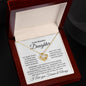 To My Beautiful Daughter | My Heart Is Full of Pride | Love Knot Necklace