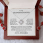 To My Granddaughter I Can't Promise I'll Be Here For The Rest Of Your Life, Love Grandpa | Love Knot Necklace