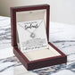To My Smokin' Hot Soulmate | Never Forget That I Love You | Love Knot Necklace