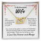 To My Remarkable Wife | Your determination is a Guiding Star | Interlocking Hearts