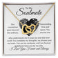 To My Soulmate | Our Connection | Interlocking Hearts Necklace