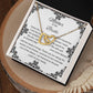 To Mother of the Bride | I Knew The Day | Interlocking Hearts Necklace