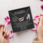 To My Daughter | Whenever You Feel Overwhelmed Remember Love Dad | Interlocking Hearts Necklace