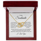 To My Soulmate | I Can Always Count On You | Interlocking Hearts Necklace